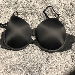 PINK Black Push-Up Bra w/ Back Adjustable Straps